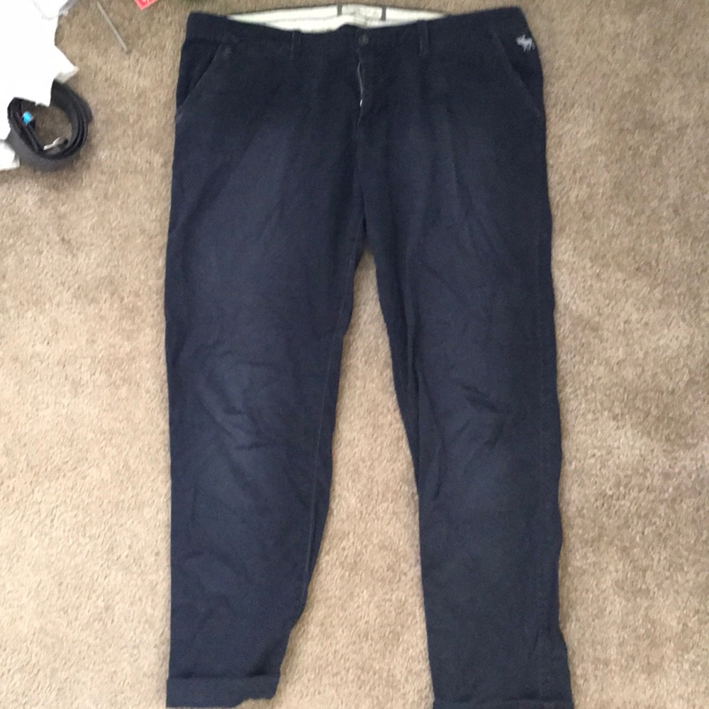 Navy Capris